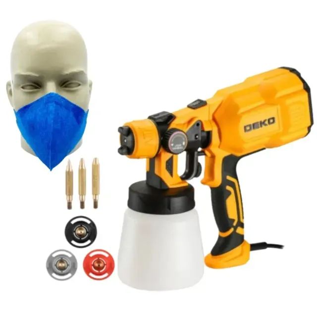  Pistola de Pintura Pulverizadora HVLP Elétrica 550W