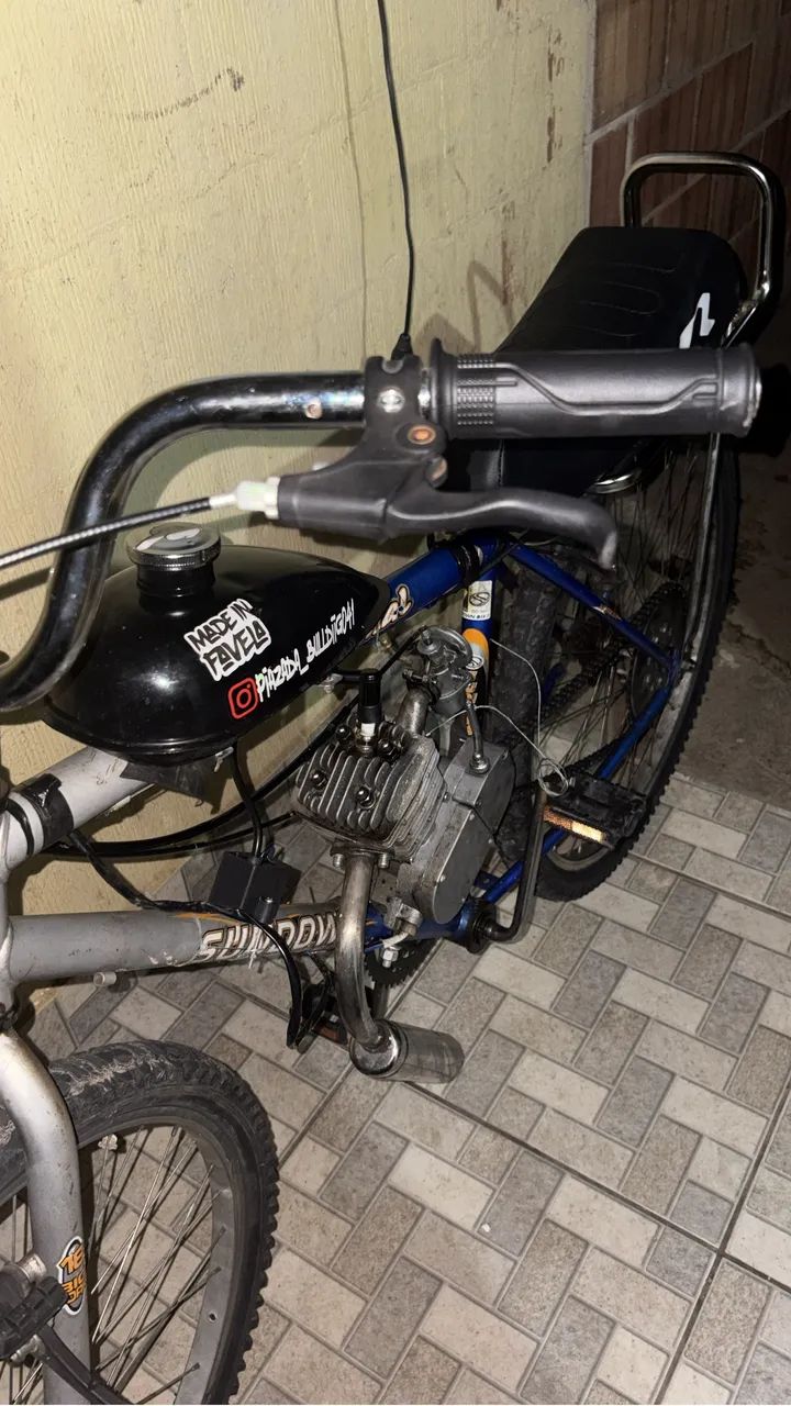 VENDO MOTORIZADA COMPLETINHA 80cc  - Foto 4