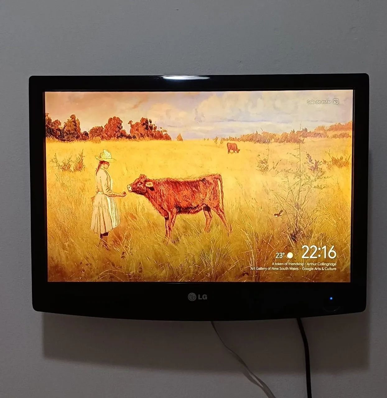 TV 22" LG (tela com mancha) - Foto 3
