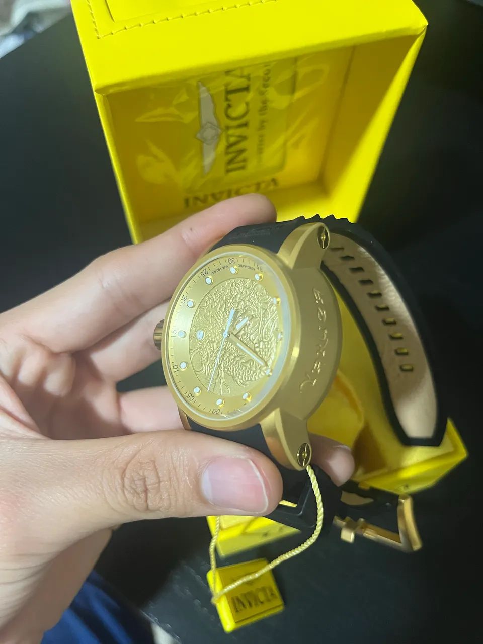 Relógio Invicta Yakuza s1 Rally Original 15836 preto