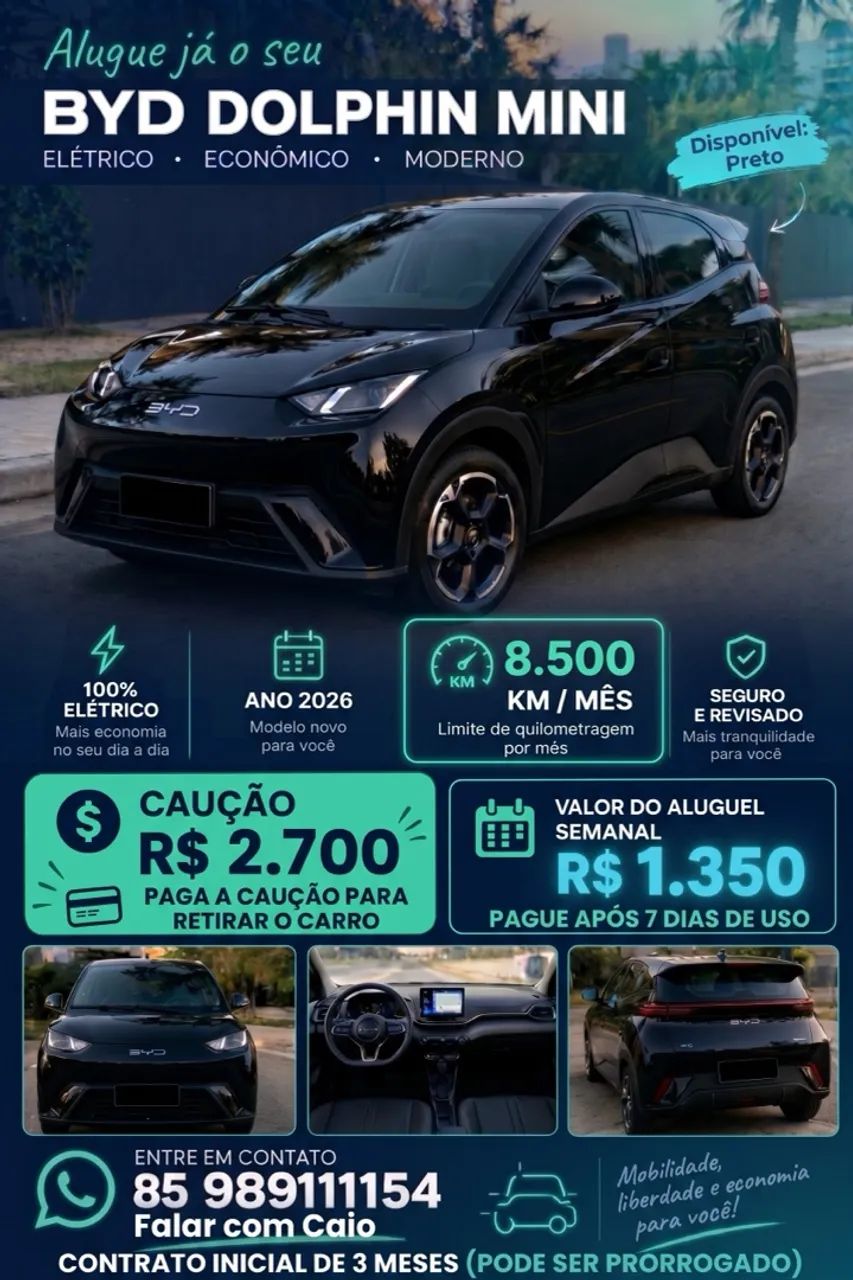 Aluguel BYD 