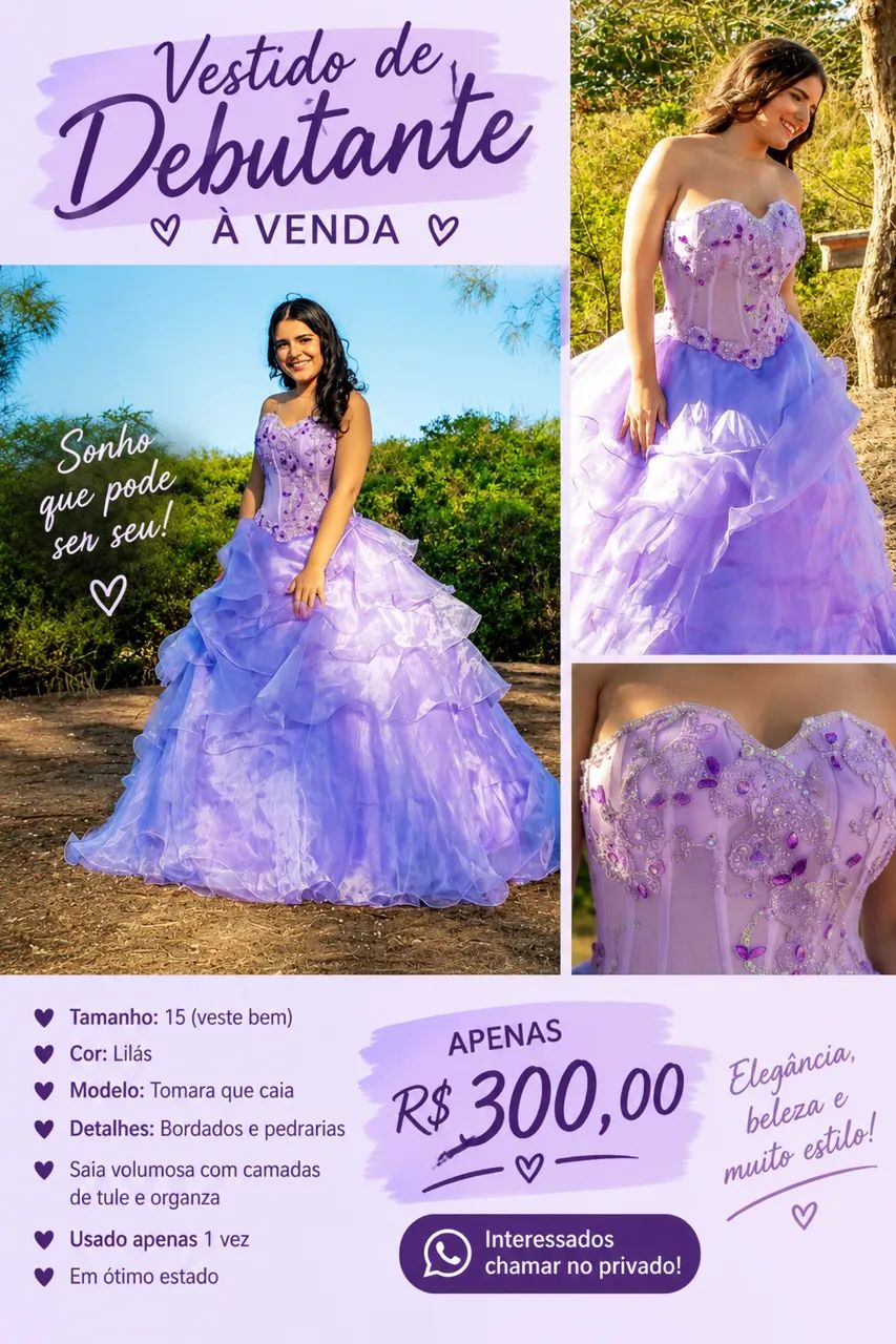 Vestido debutante 