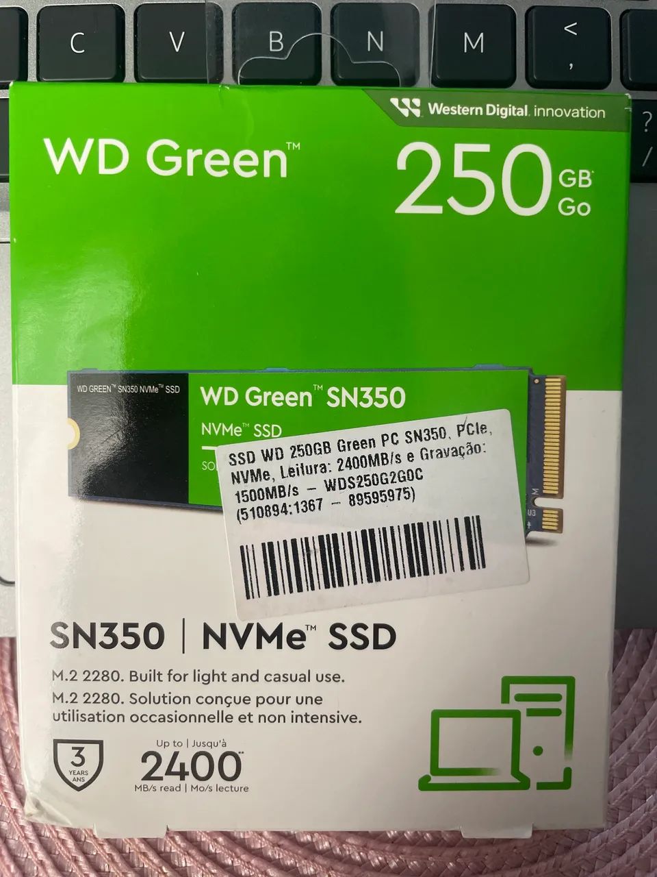 SSD 250 GB - WD GREEN