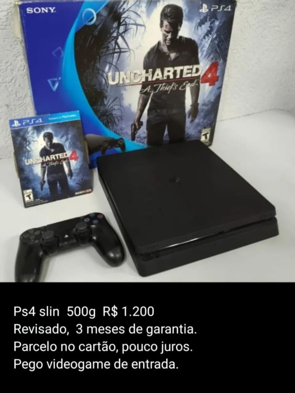 Ps4 slin  500g  Aceito troca em games
