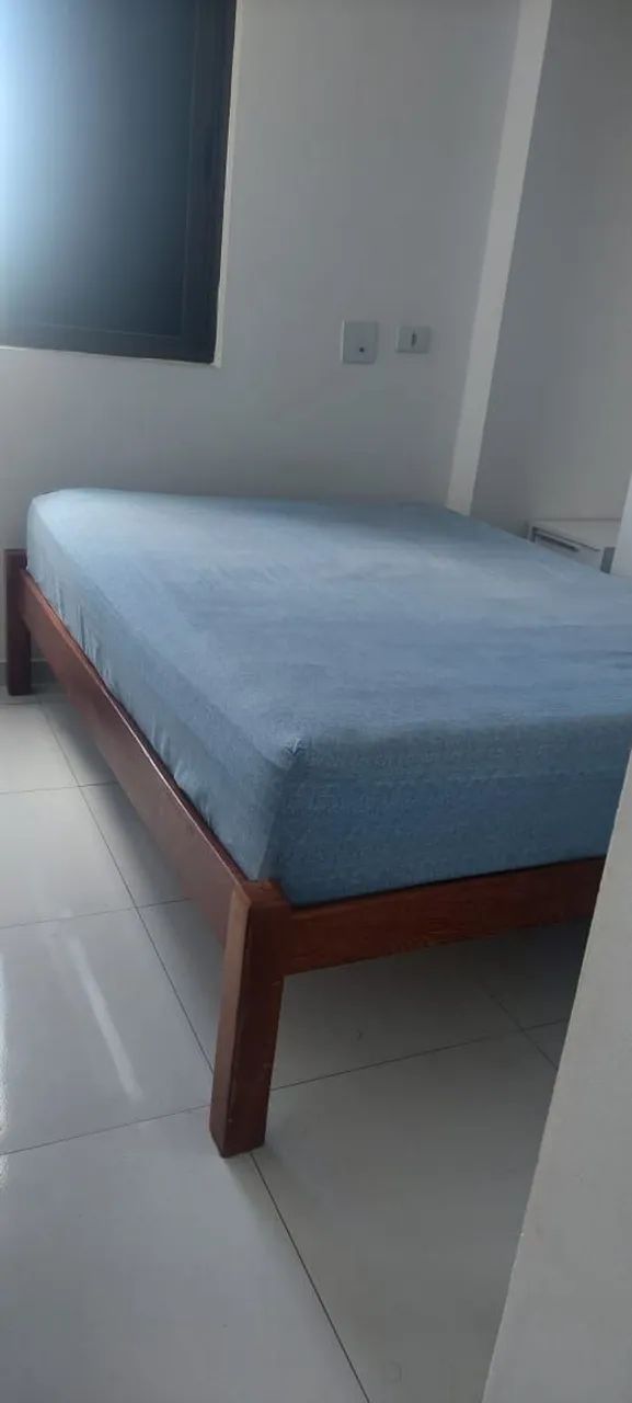 Cama de Casal Pedrão - Madeira! - Foto 2