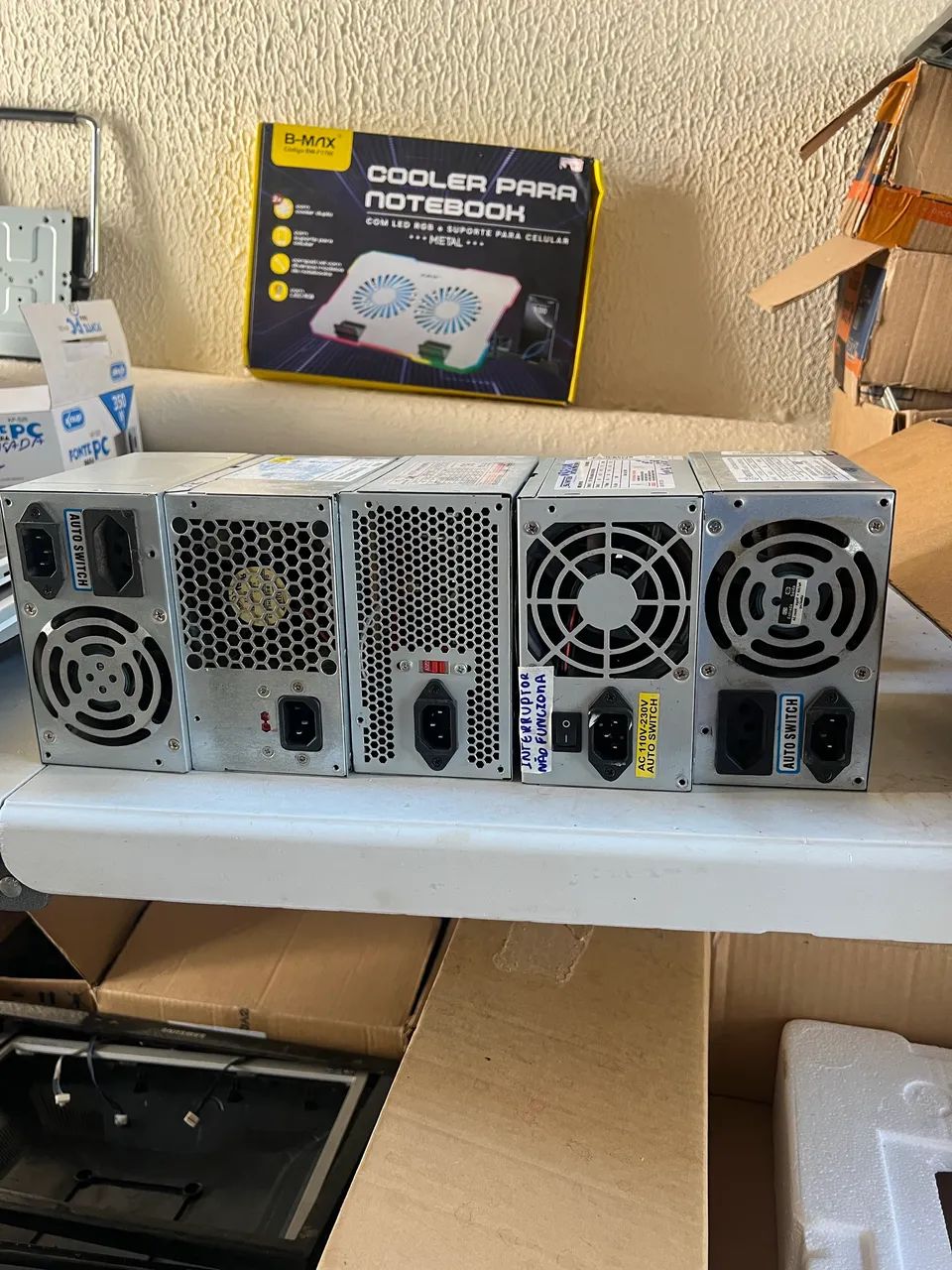 Lote de Fontes ATX USADAS para PC - Foto 2
