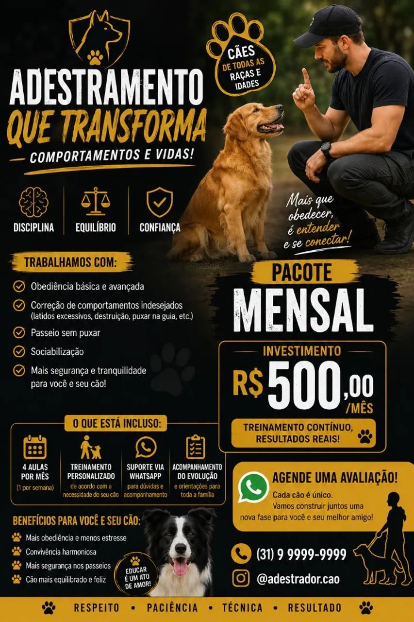 ADESTRADOR DE CÃES 