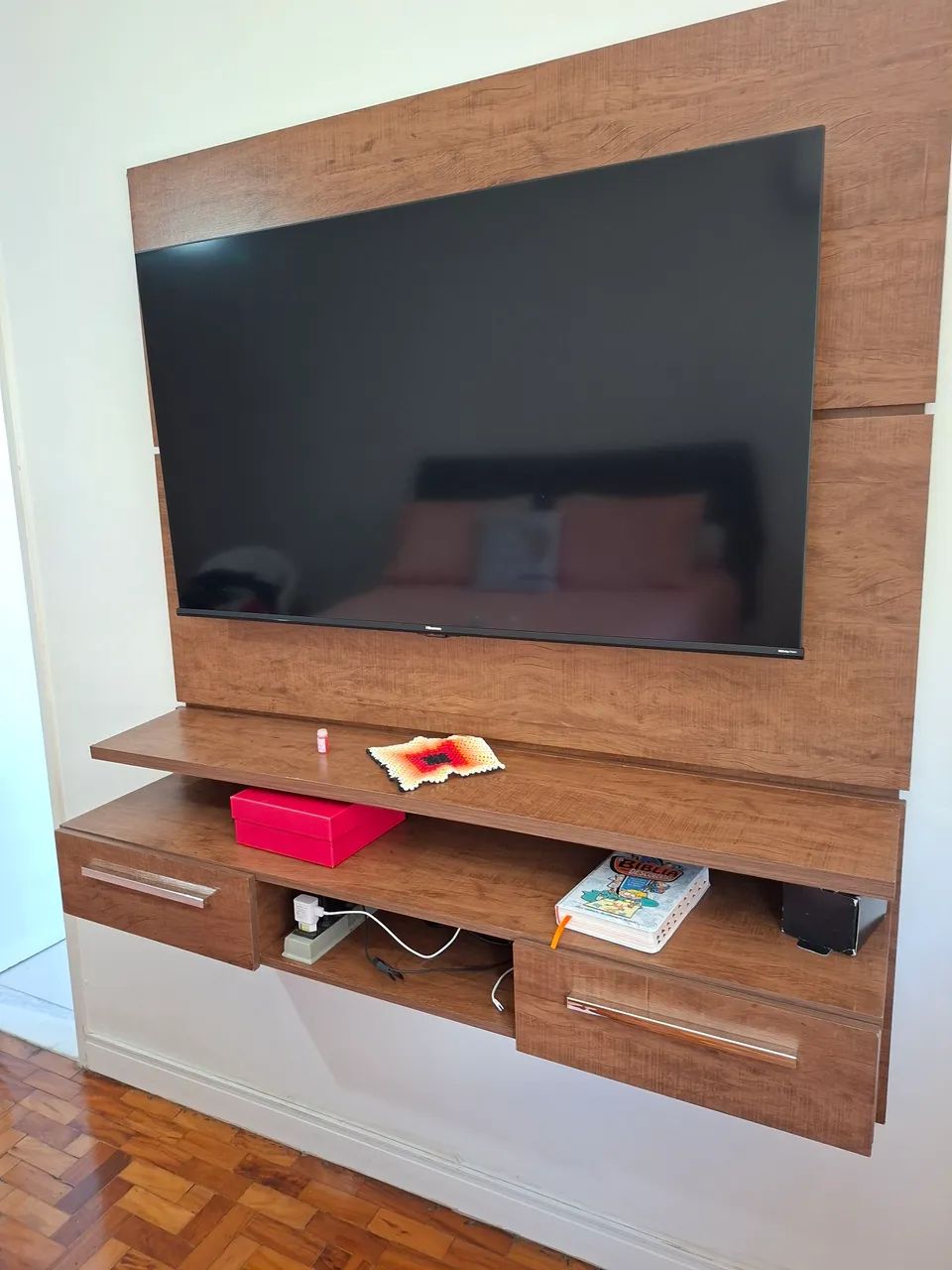 Painel 100% mdf tv 55 polegadas  - Foto 3