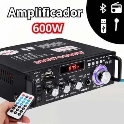 Amplificador Bluetooth 600w