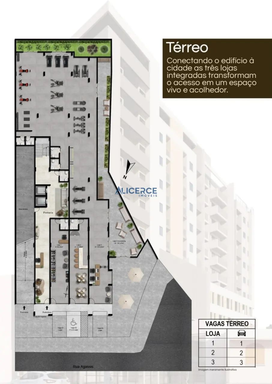 Studio com varanda e garagem de garagem no Mariano Procópio. - Foto 3