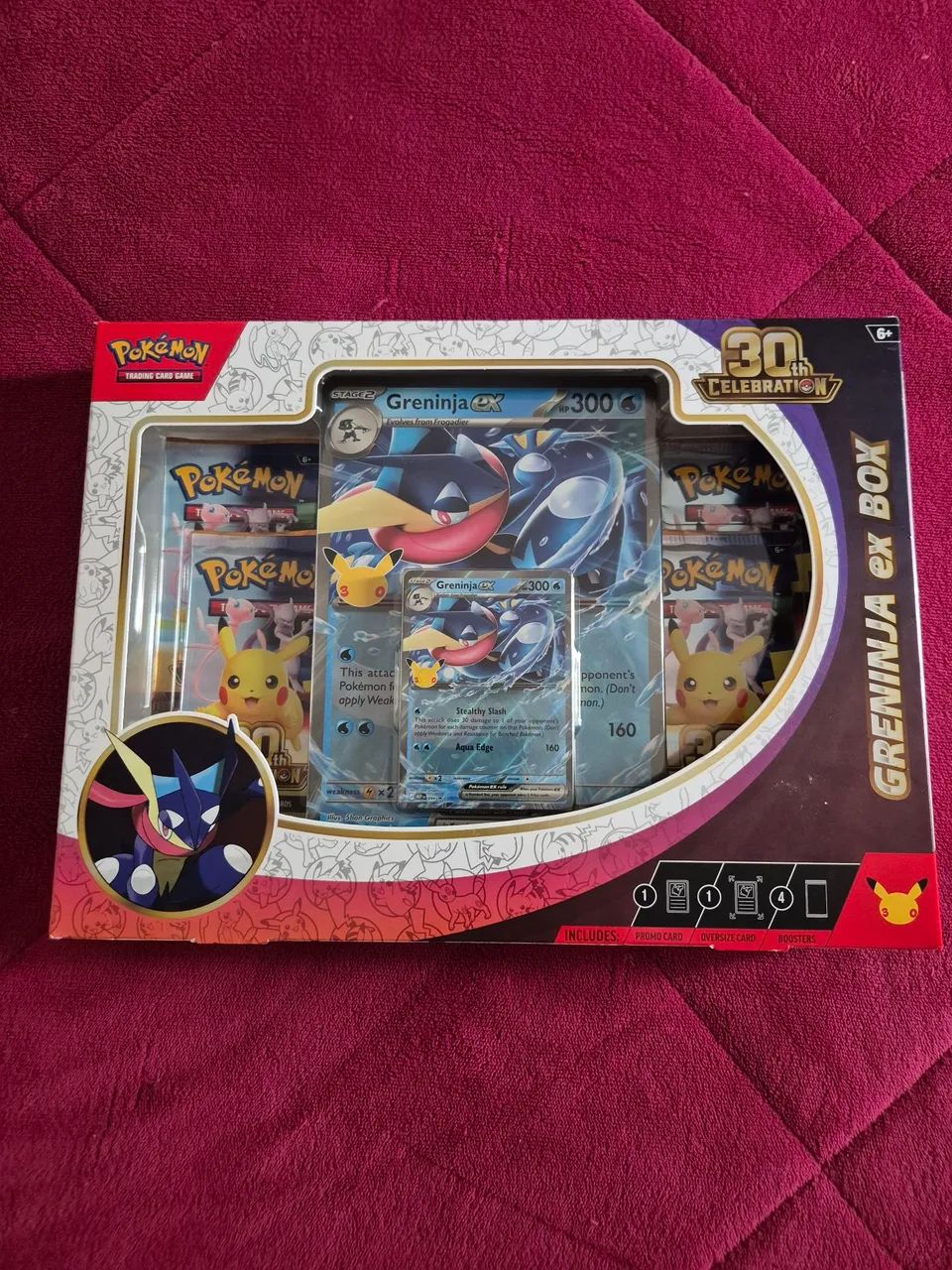Box Greninja ex Inglês Pokémon 30 anos