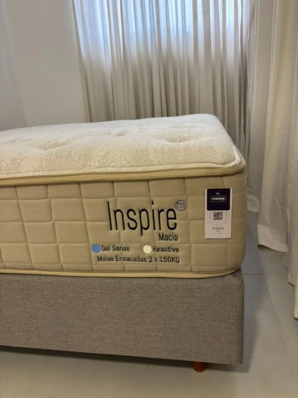 Cama e colchão Mannes Queen Bem novo - Foto 2
