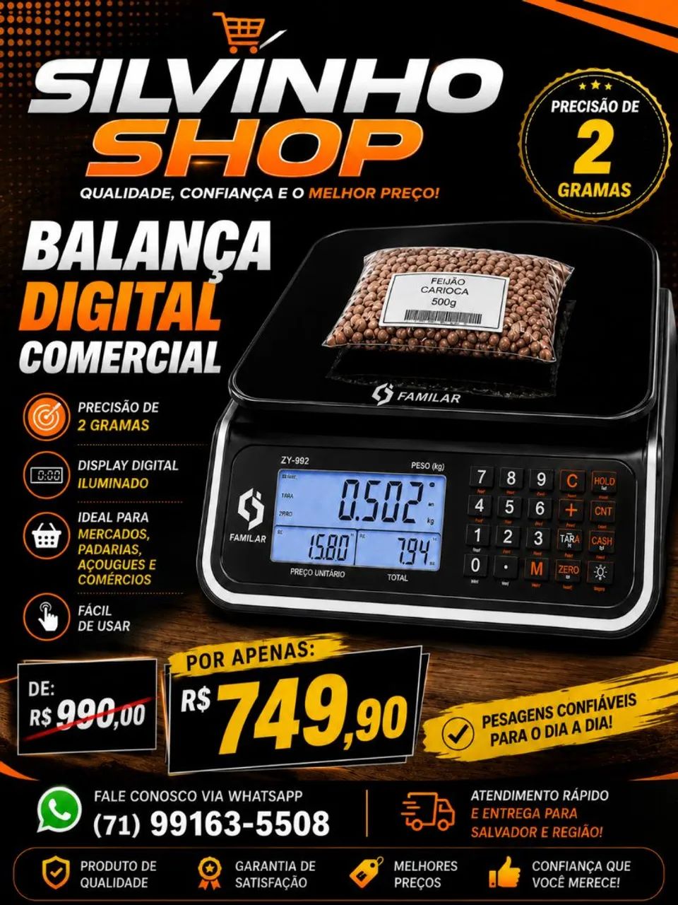 Balança 40kg original 