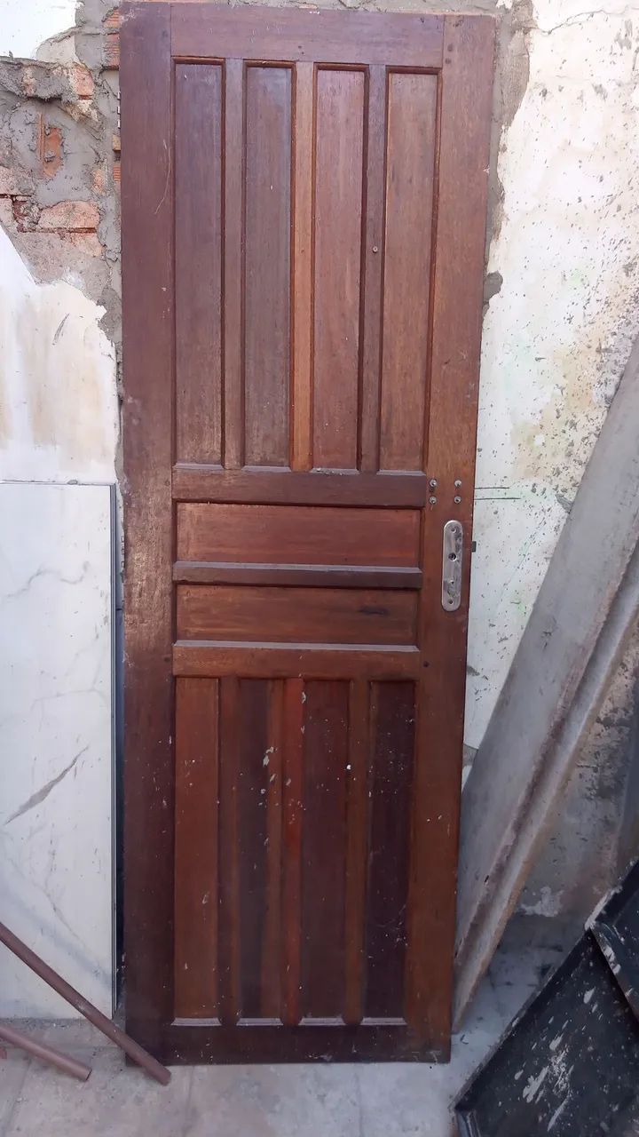 Folha de porta madeira maciça - Foto 4