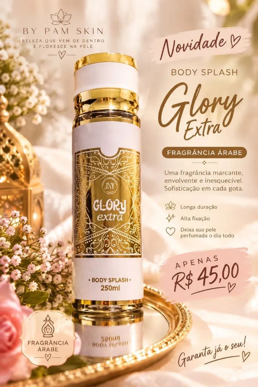 BODY SPLASH ÁRABE ALTA FIXAÇÃO E DURABILIDADE
