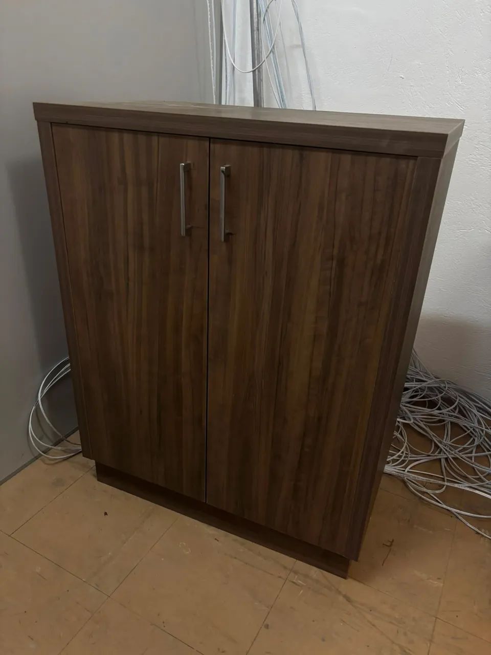 Armário para documentos em MDF amadeirado feito sob medida  - Foto 3