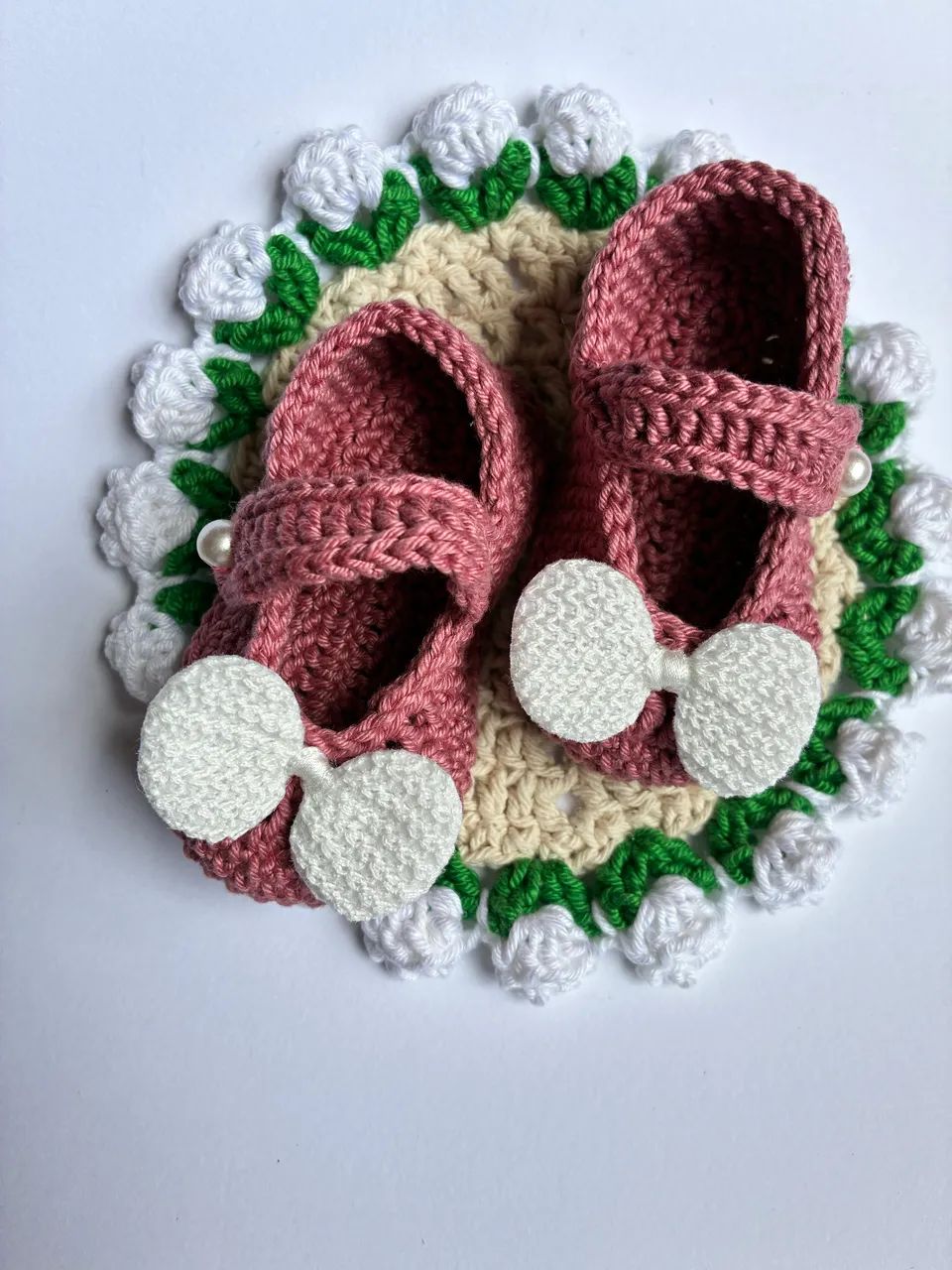 Sapatinho de crochê Rose  - Foto 2