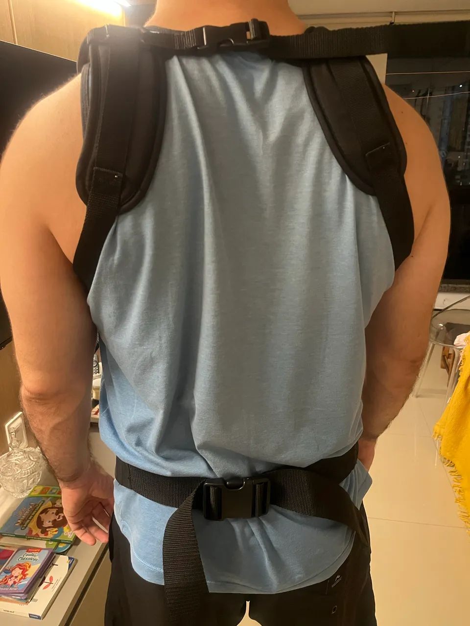 Mochila ergonômica para bebê  - Foto 4