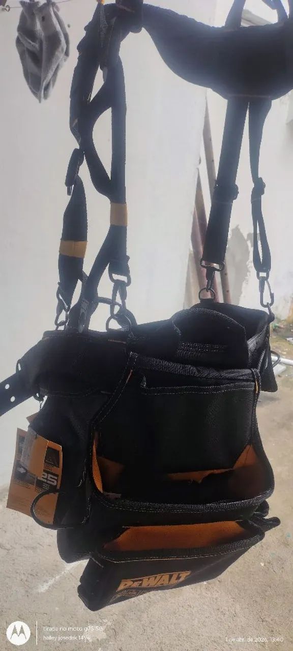 Cinto Dewalt para eletricista e drywall - Foto 3