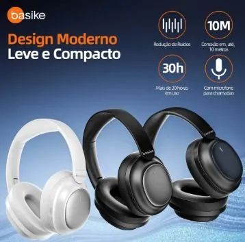 Fone Bluetooth Basike ANC HI-FI - Foto 4