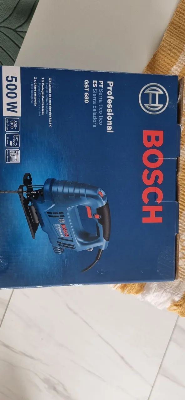 Serra Tico Tico Bosch com 5 lâminas Bosch de brinde - Foto 3