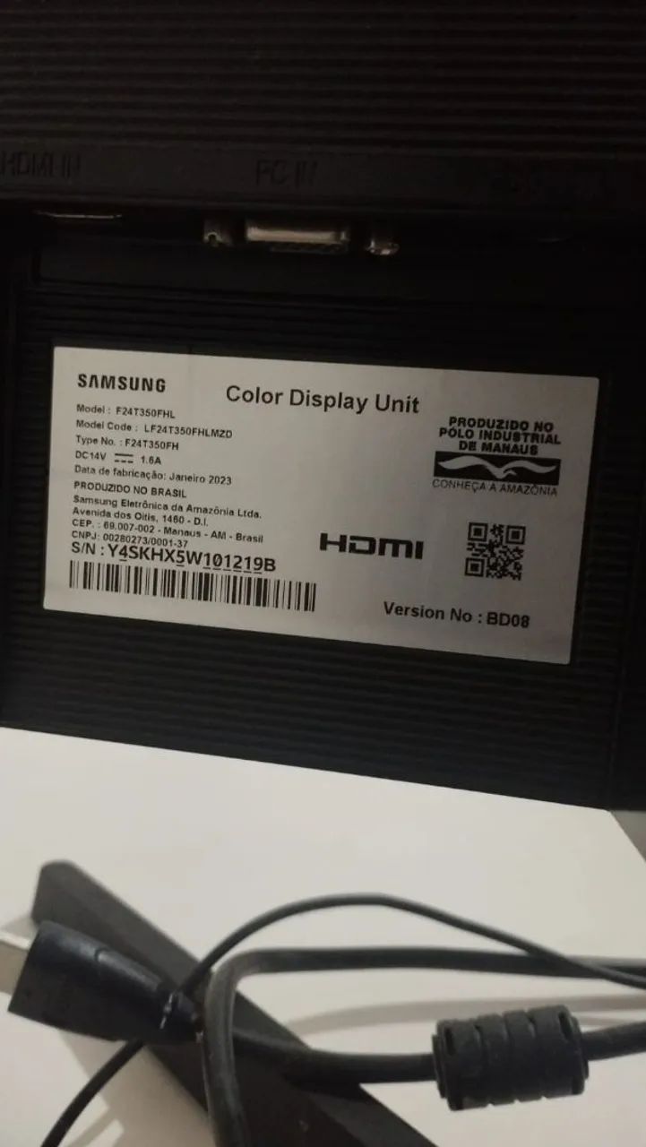 Monitor Samsung T350 24" Full HD 75Hz - Foto 4
