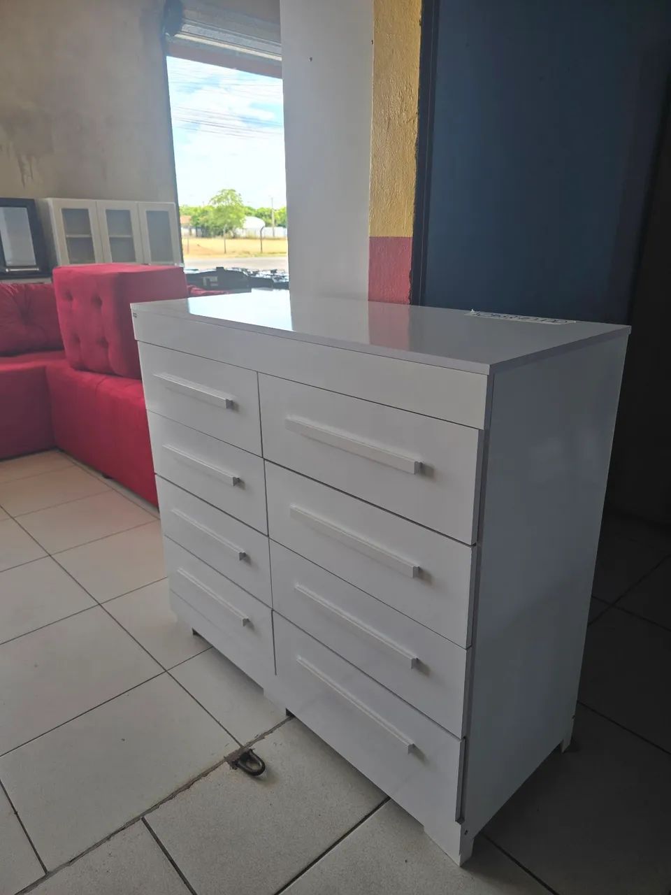 Comôda 100%mdf com 8 gavetas valor 870 reais - Foto 2