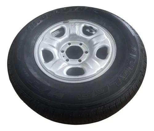 Roda Step 16 Com Pneu 245 70 R16 Chevrolet S10 Prateado - Foto 2