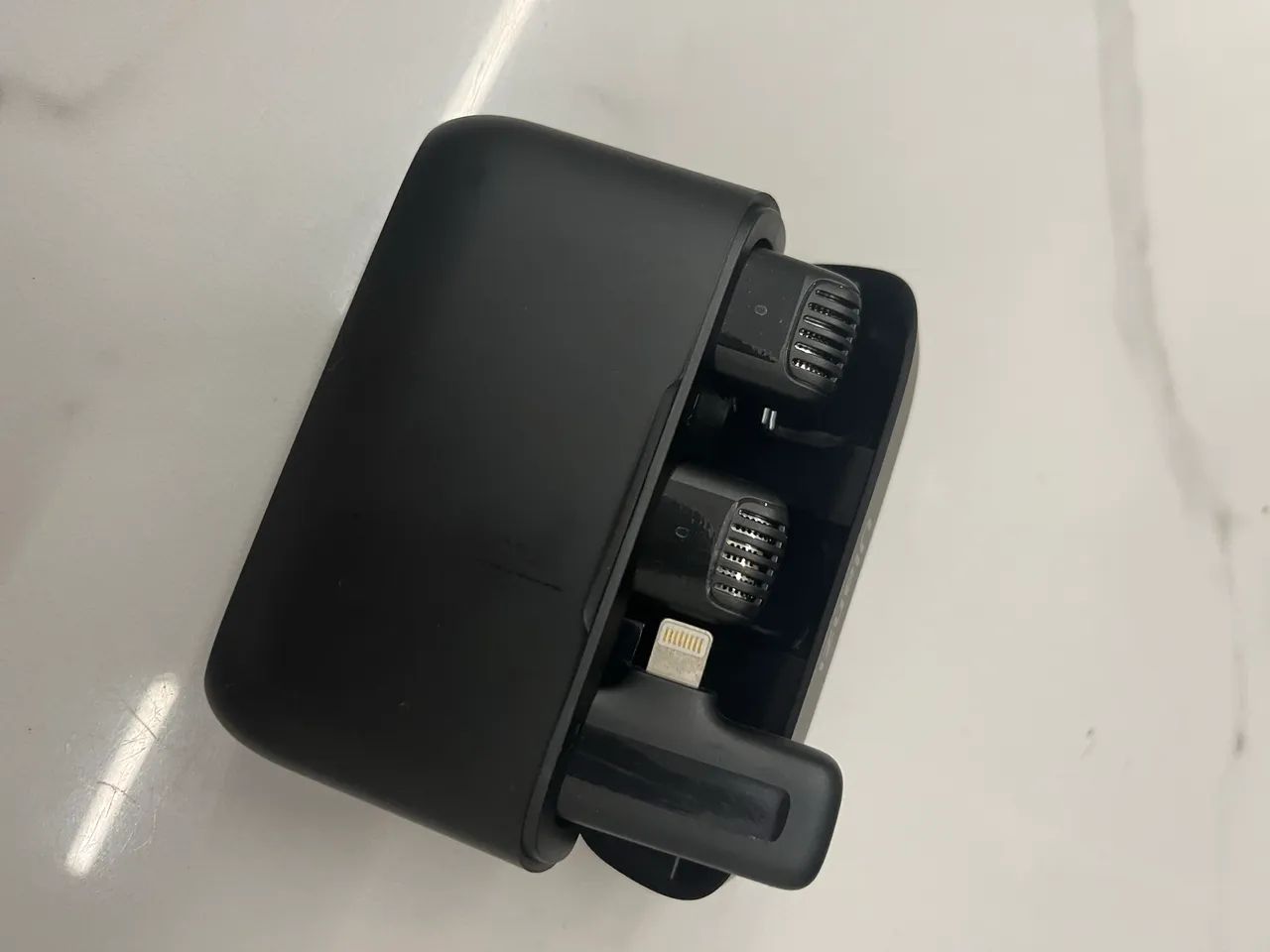 Vendo microfone Microfone Sem Fio Ulanzi J-12 Lapela Para iPhone - Foto 3