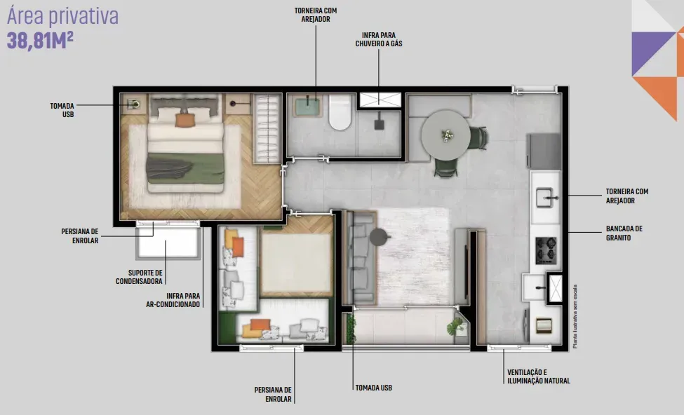 PLANTA 36m²