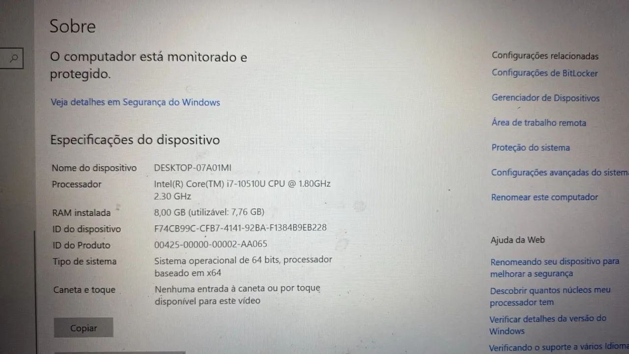 Notebook Dell Ultrabook ? Core i7 + SSD 256 GB