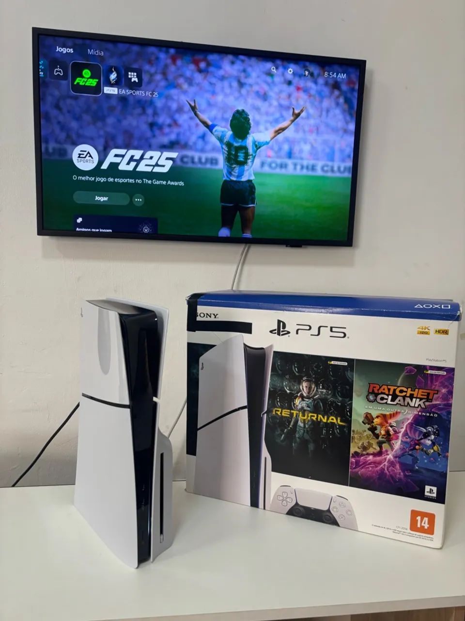 Ps5 slim com leitor  - Foto 4