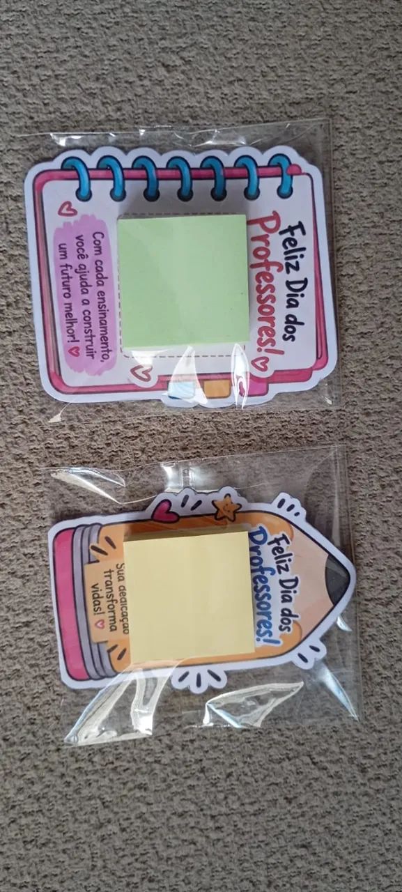 Lembrancinha Dia dos Professores - Card + Post-it 4×4 cm ? - Foto 2