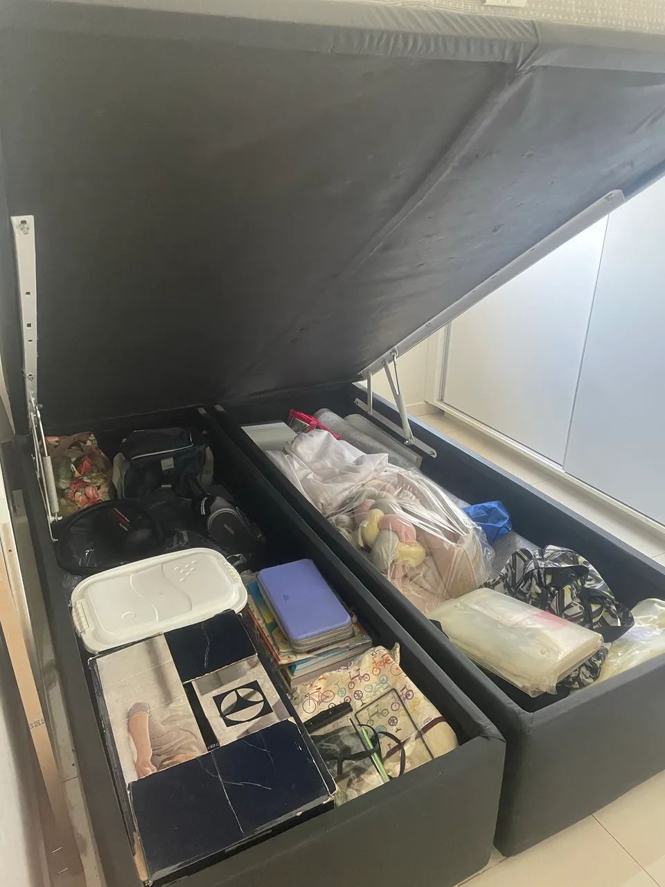 Cama baú ortobom bipartido com colchão  - Foto 2