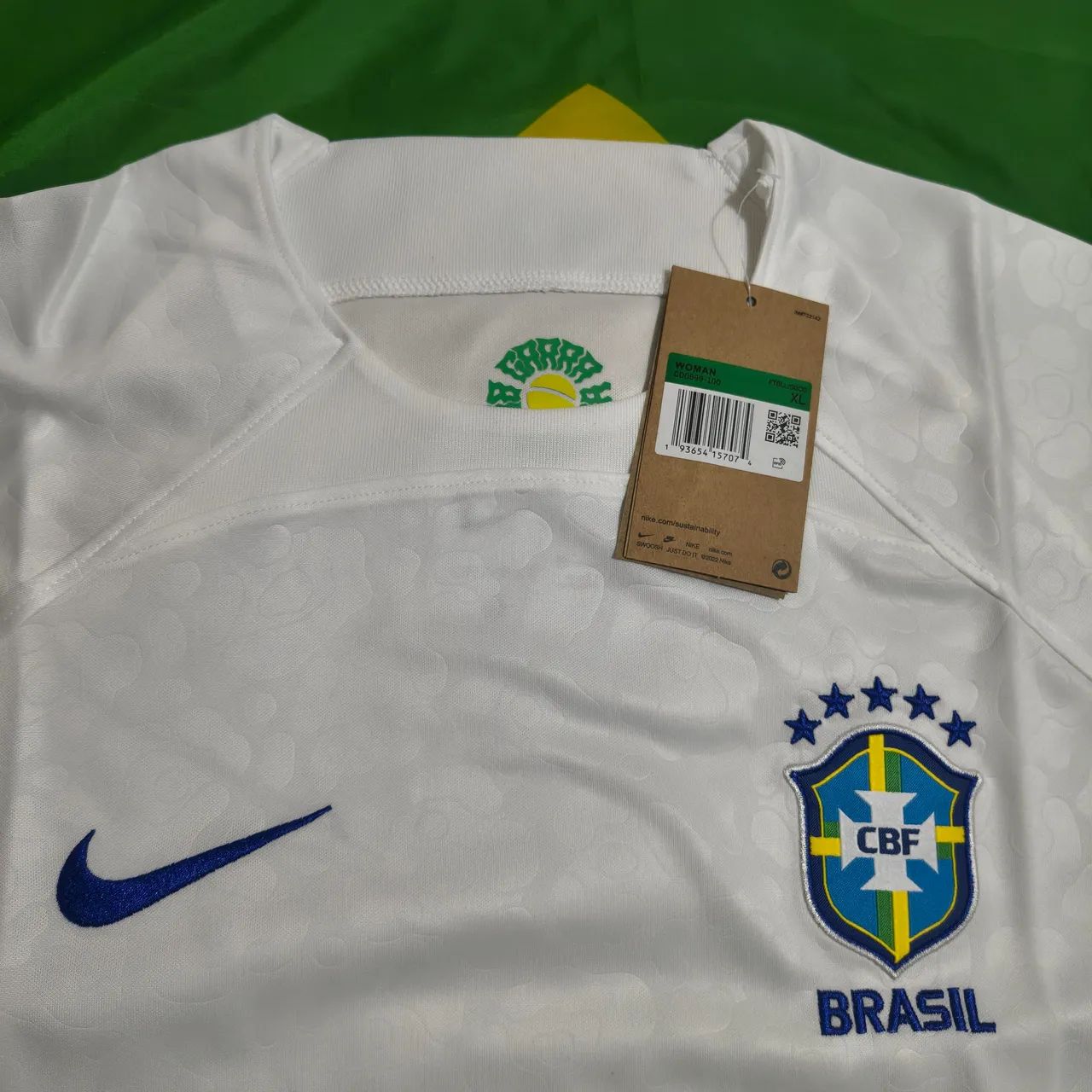 Camisa da seleção brasileira branca - Foto 2