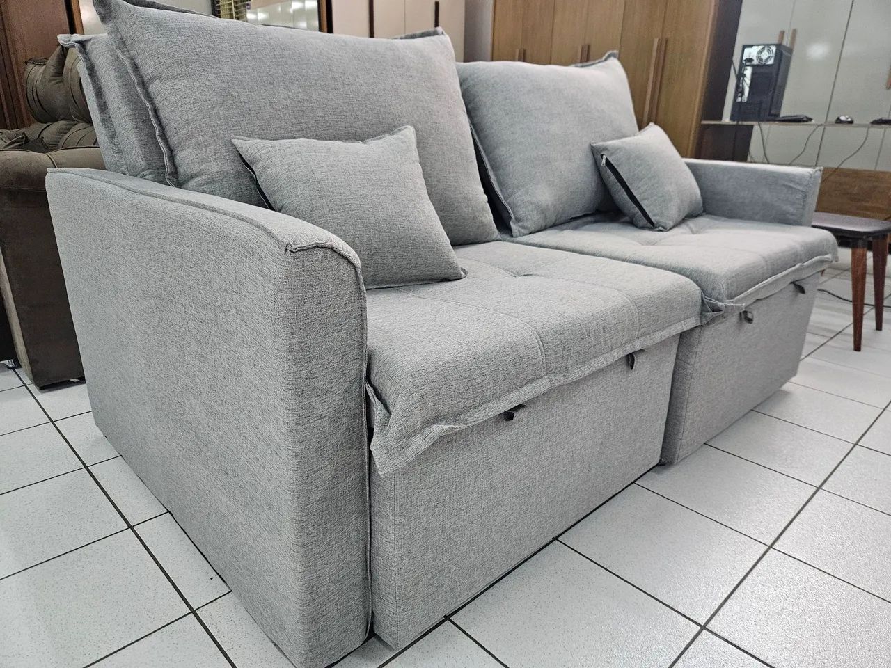 Sofá no Linho 1.80 Entregar grátis . - Foto 2
