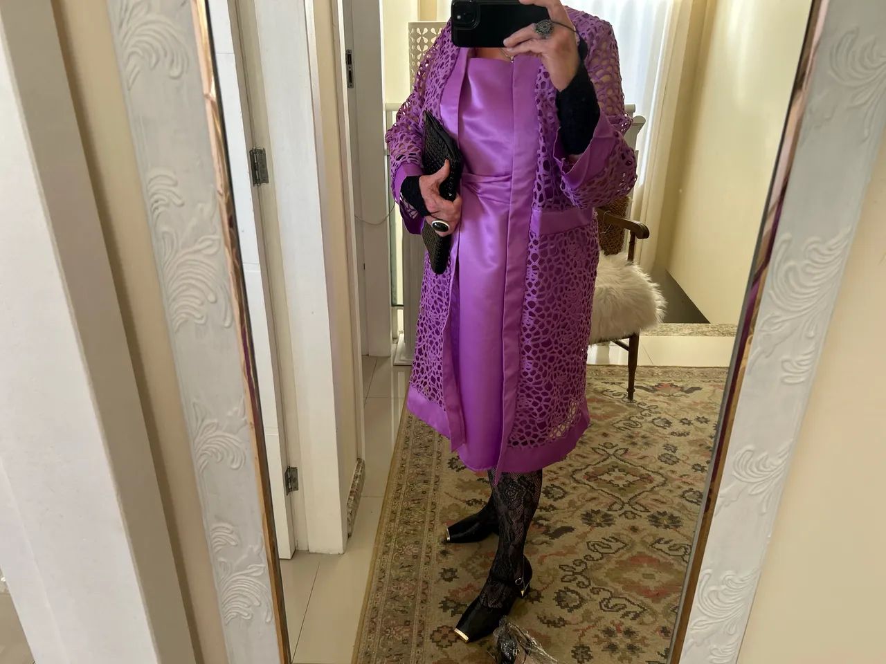 Vestido com cardigan (conjunto) plus size - Foto 3