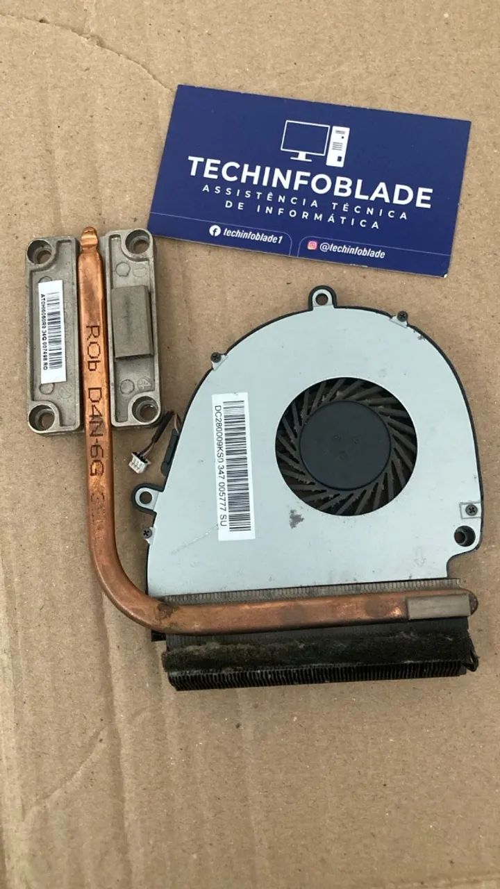 Ventoinha para notebook - retirada de Acer e1-571