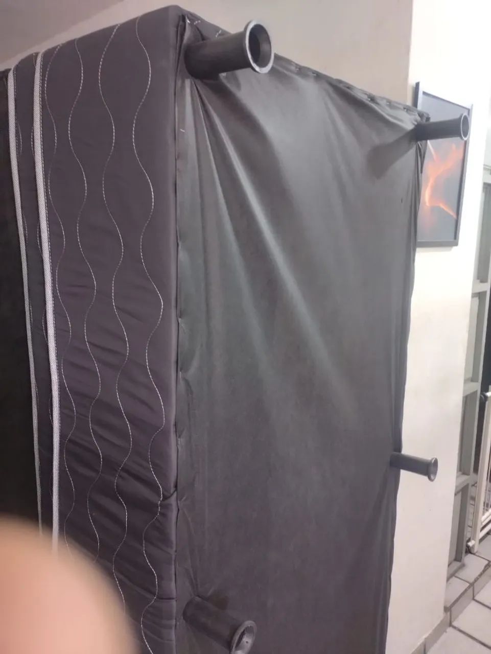 Cama de solteiro acoplada nova  - Foto 2