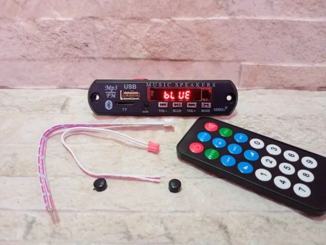 Placa Usb Mp3 Player Aux 12V Bluetooth Muda de Pasta - Foto 2