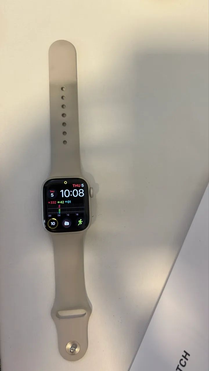 Apple Watch  série 7 original + pulseira original dourada - Foto 5