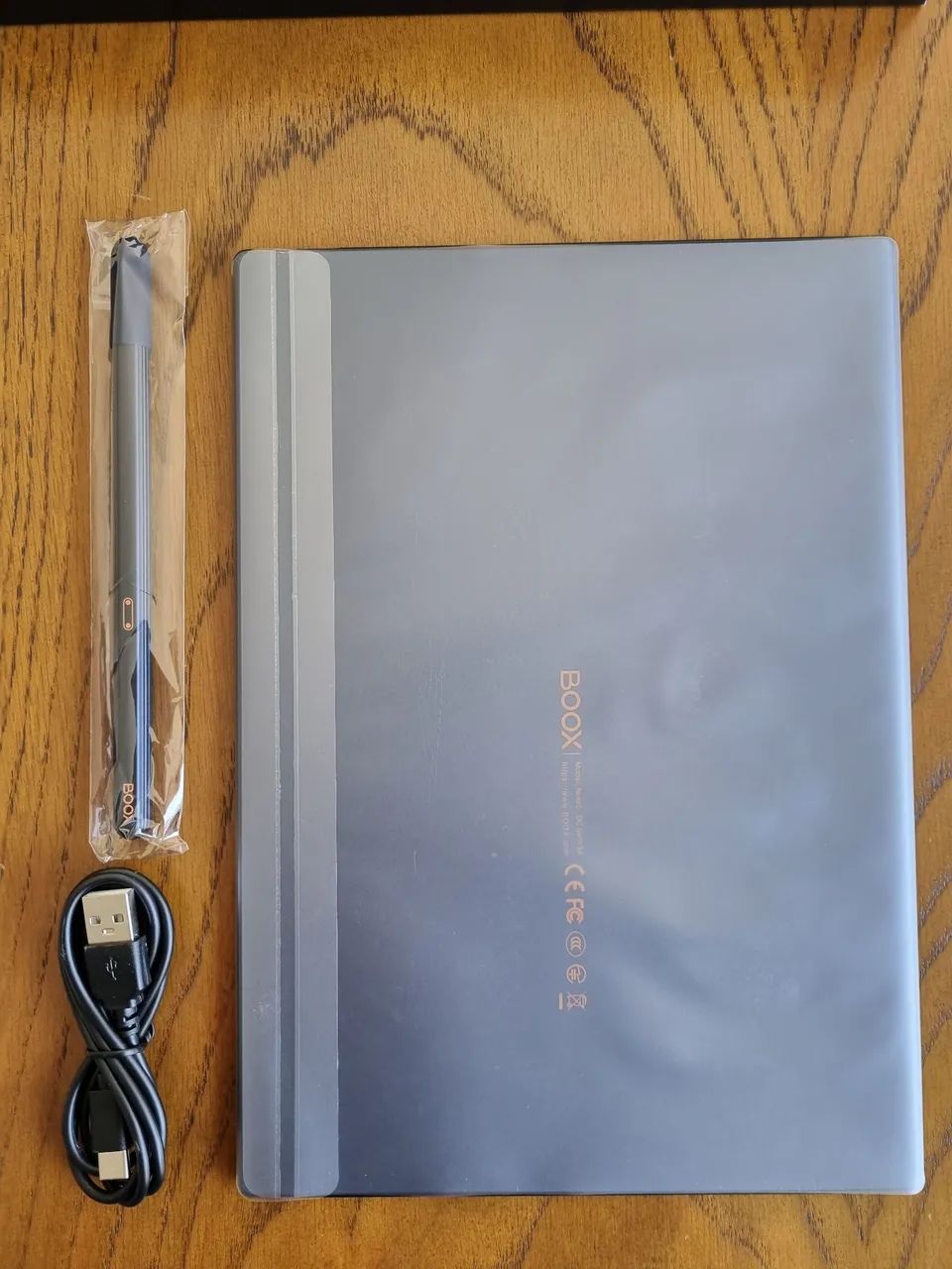 Onyx Boox Note 5 tablet Android e-ink na caixa e com capa original  - Foto 3