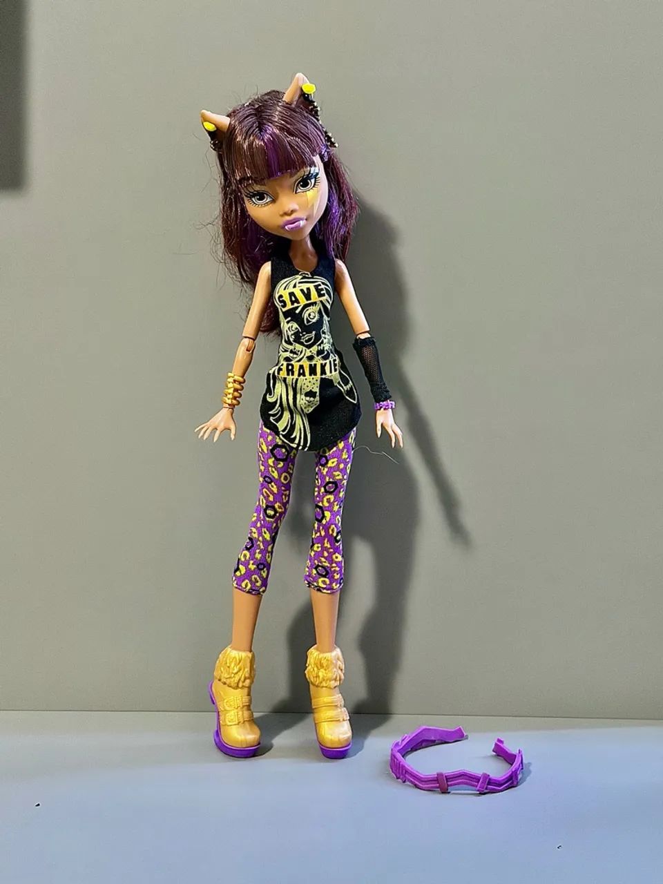 Boneca Monster High Clawdeen Save frankie 