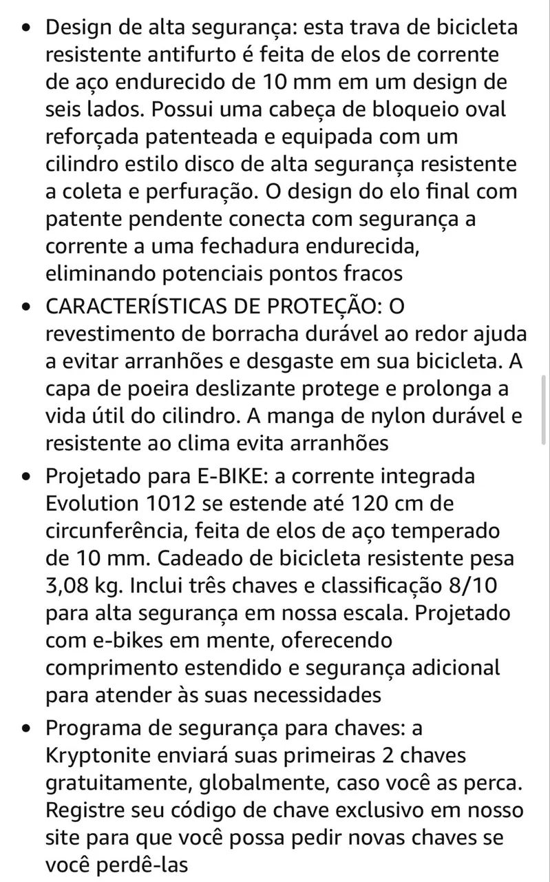 Cadeado bicicleta Kryptonite  - Foto 4