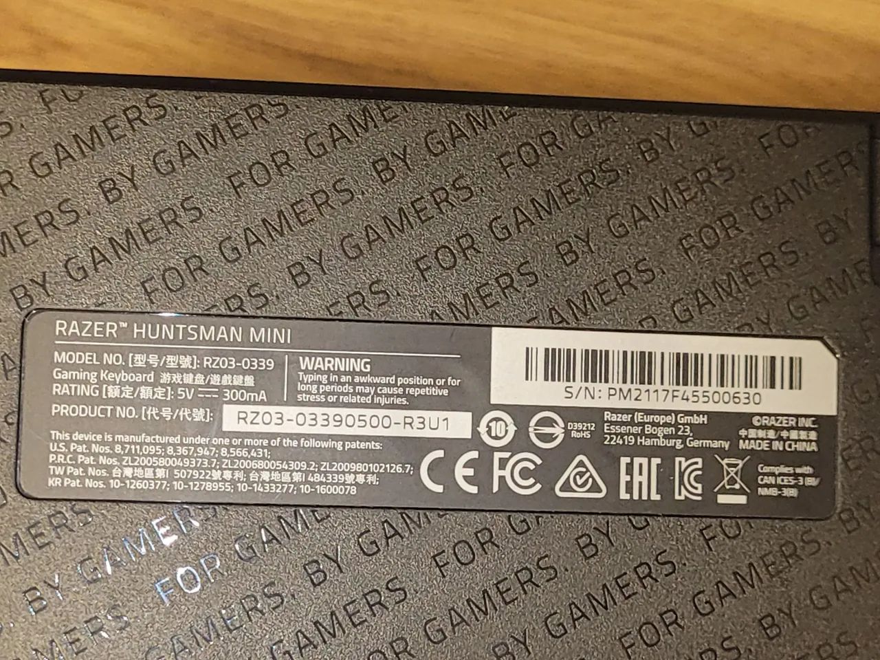 Teclado razer Huntsman mini 60% óptico - Foto 5