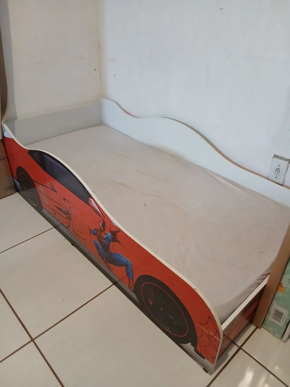 Cama infantil com colchão usada - Foto 2