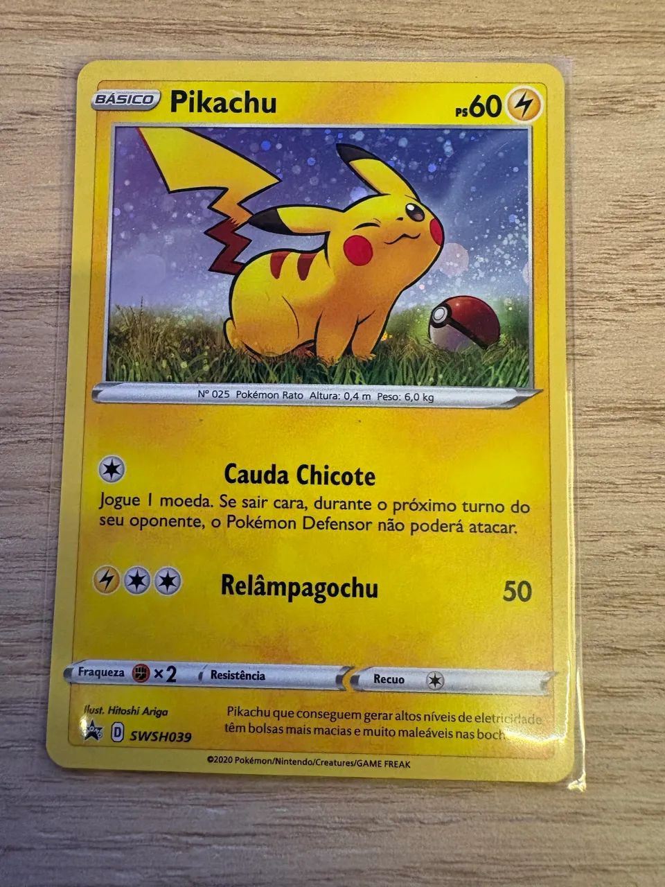 Kit 4 Cartas Pikachu