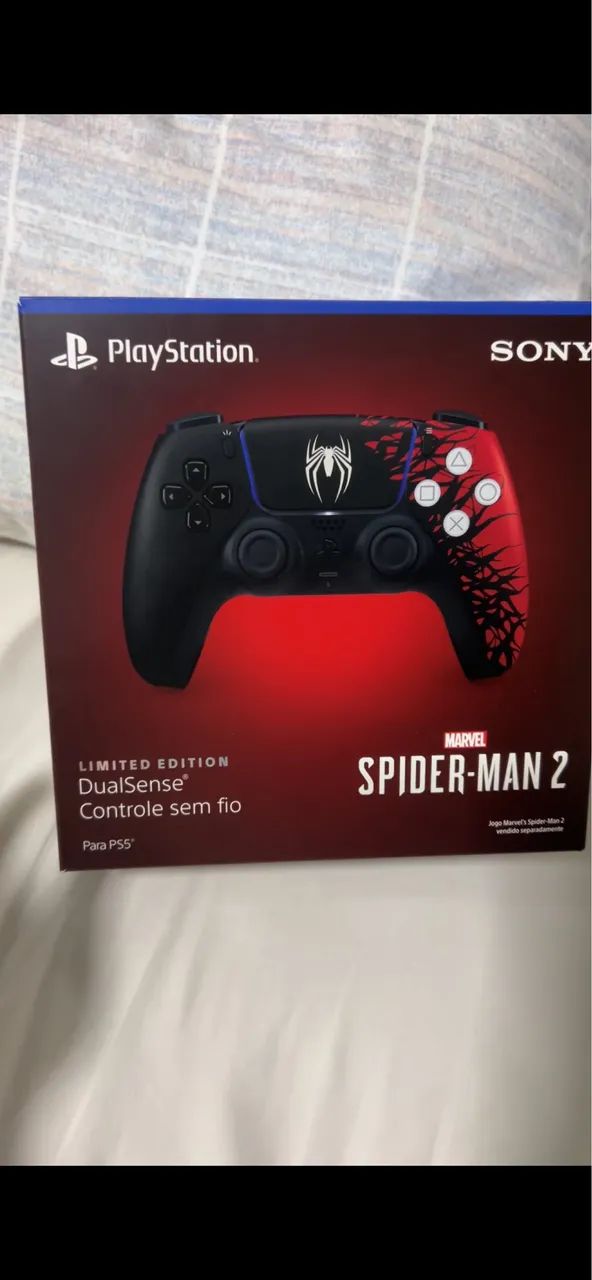 Dualsense raro Spider Man Edição limitada PS5 na caixa