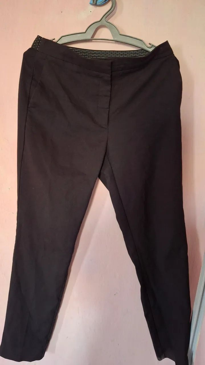 Calça social feminina marca zara 