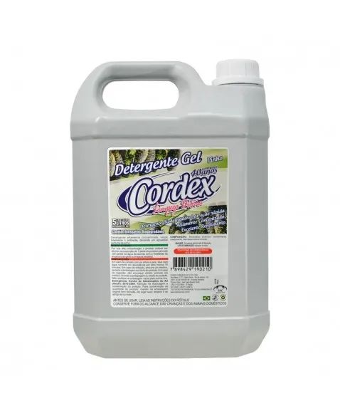 Detergente em Gel Pinho 5L - CORDEX